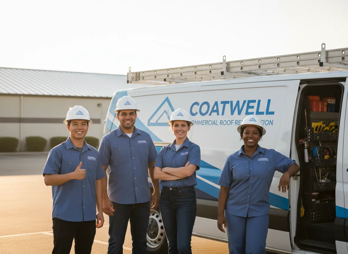 Commercial roof coating company in Brighton, MA
